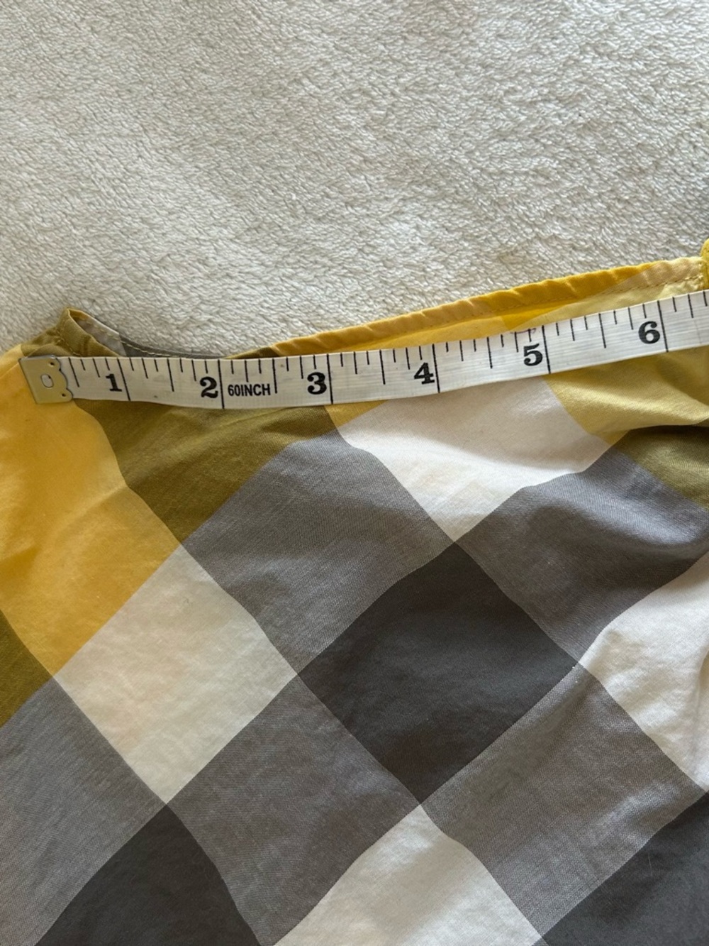 Burberry Yellow Plaid Cotton A-Line Sleeveless Top Girls 14/16 or fits PS Women - Picture 9 of 15
